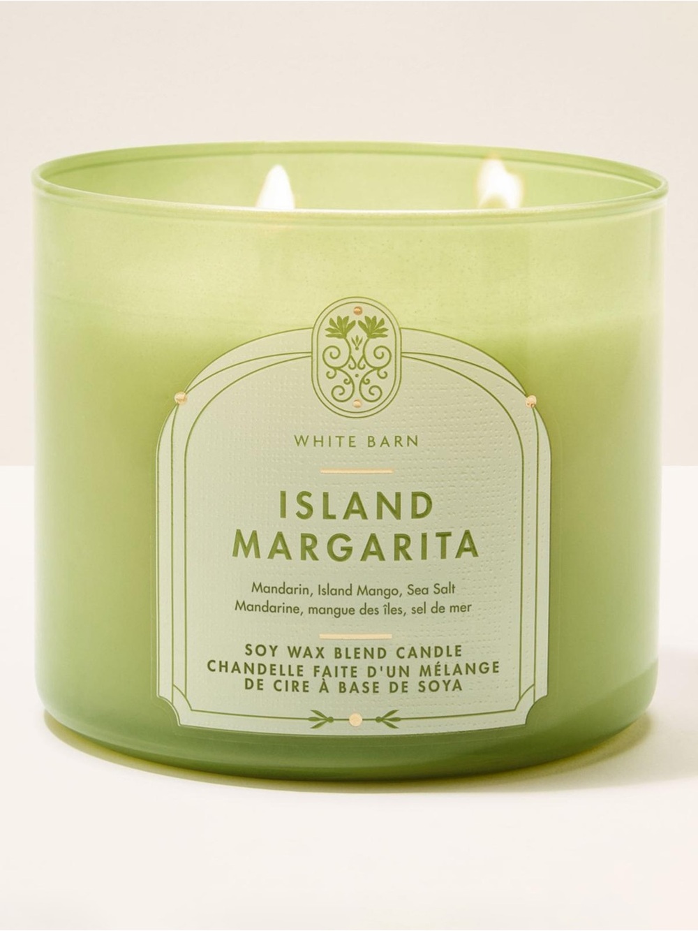 NWT White Barn Island Margarita 3-Wick Candle